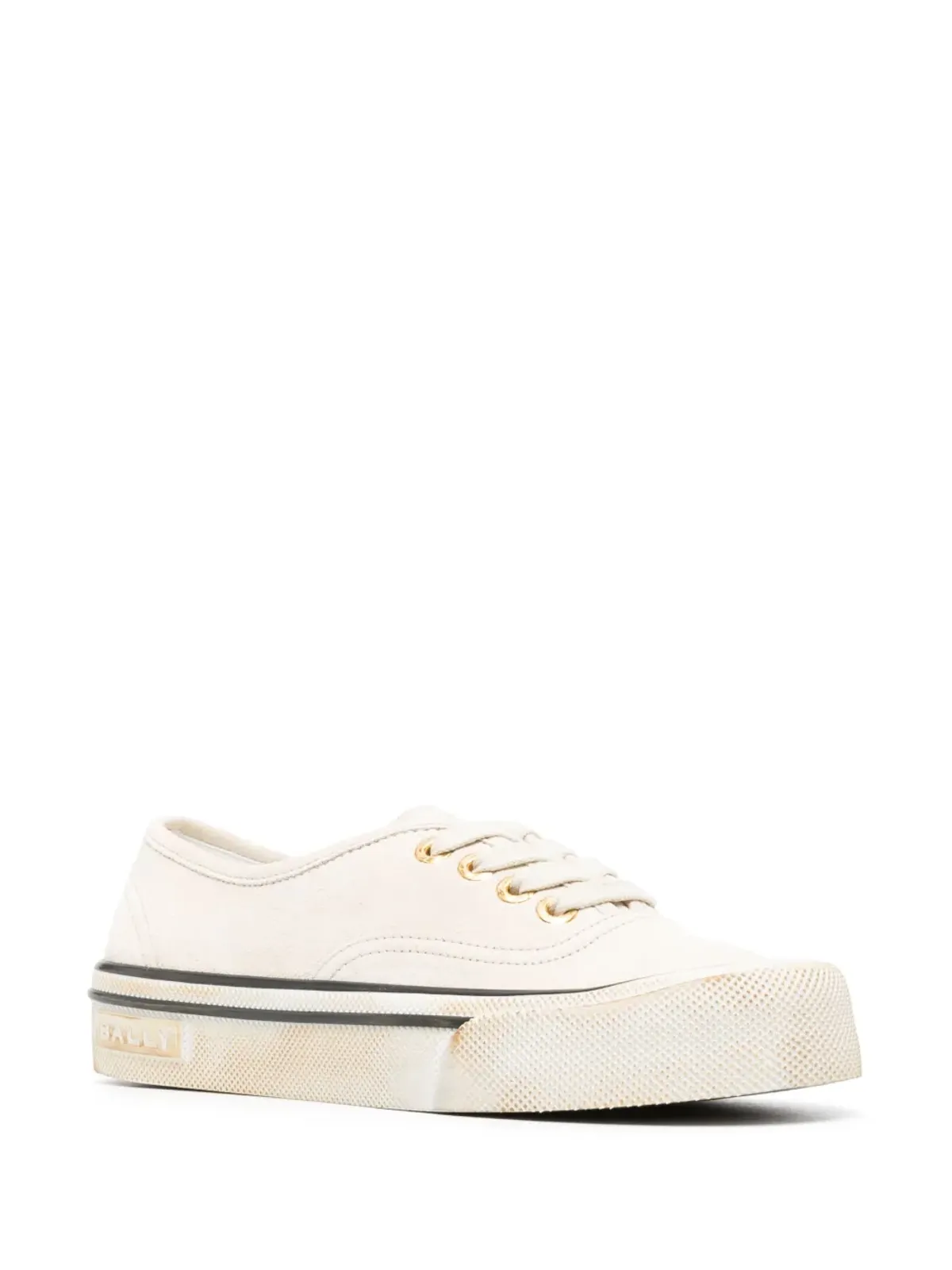 Bally フェードドスエード ロー・トップ スニーカー - 画像2