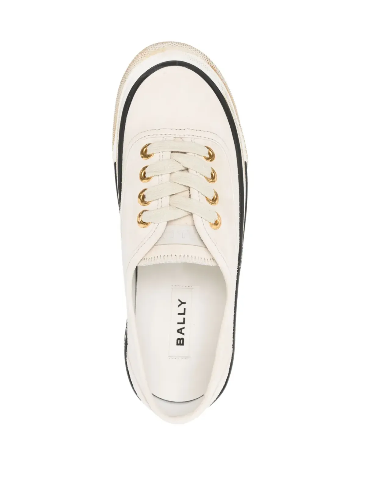 Bally フェードドスエード ロー・トップ スニーカー - 画像4