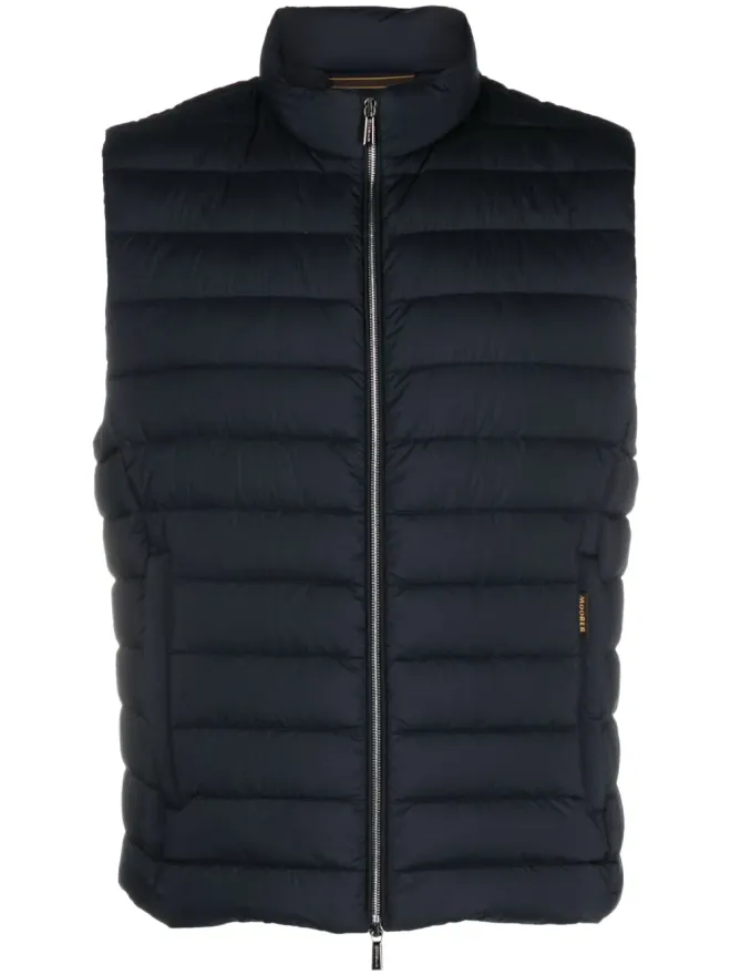 Moorer Moorer キルテッドジレ（ジップ付き）の商品画像