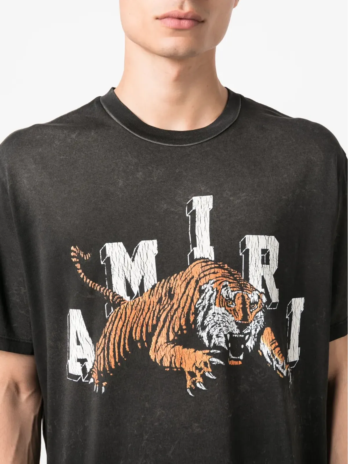 AMIRI タイガーグラフィック Tシャツ - 画像5