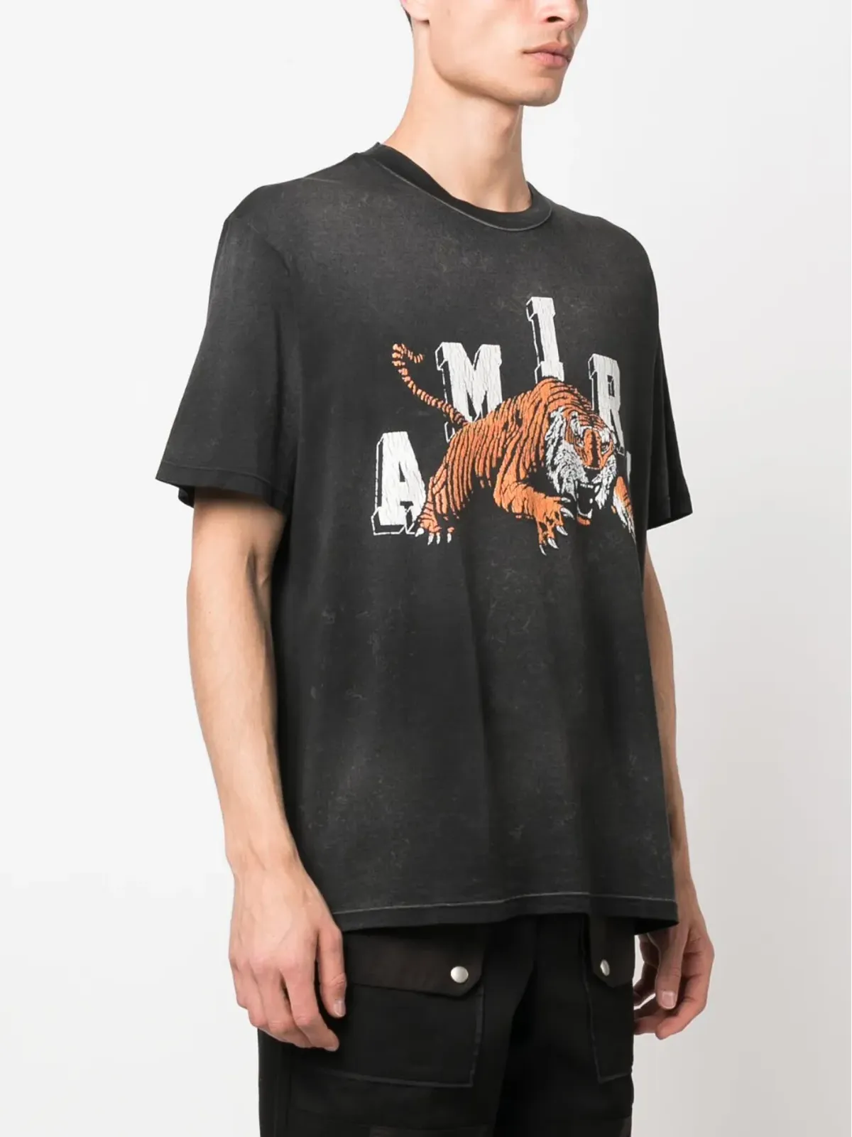 AMIRI タイガーグラフィック Tシャツ - 画像3
