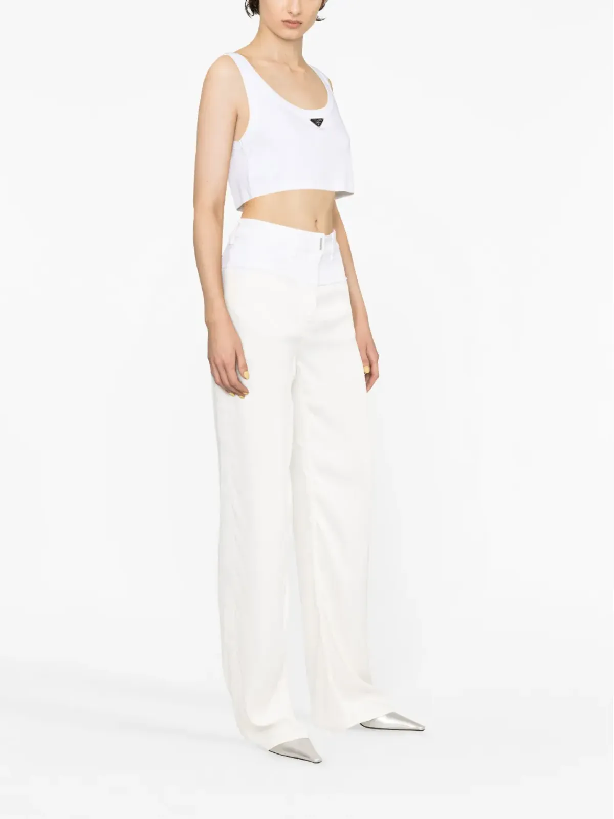 Givenchy パッチワークディテール ハイウエストパンツ - 画像3