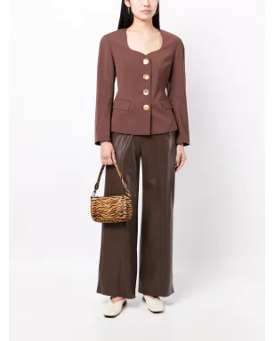 Rejina Pyo Perrin single-breasted blazer - Brown - サムネイル2