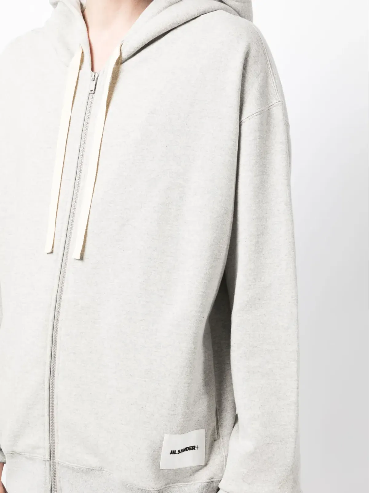 Jil Sander ロゴパッチ コットン カーディガン - 画像5