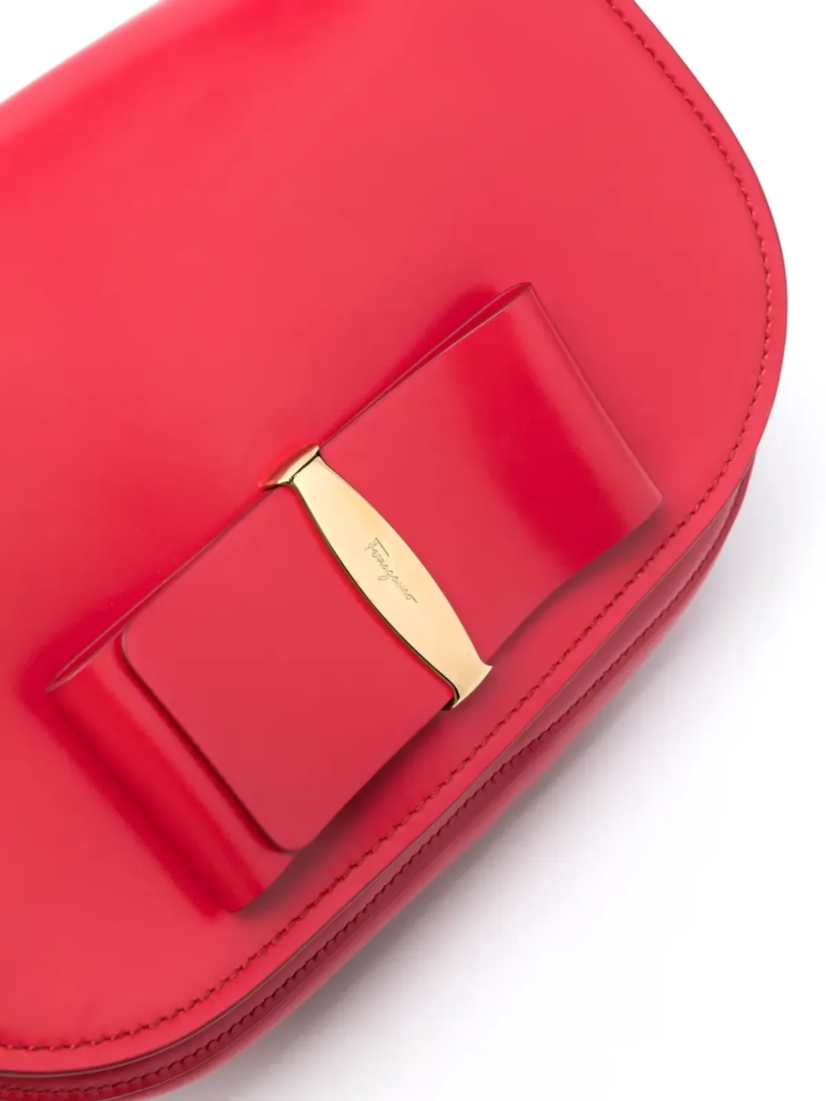 Ferragamo Pre-Owned ヴァラ ショルダーバッグ - 画像4