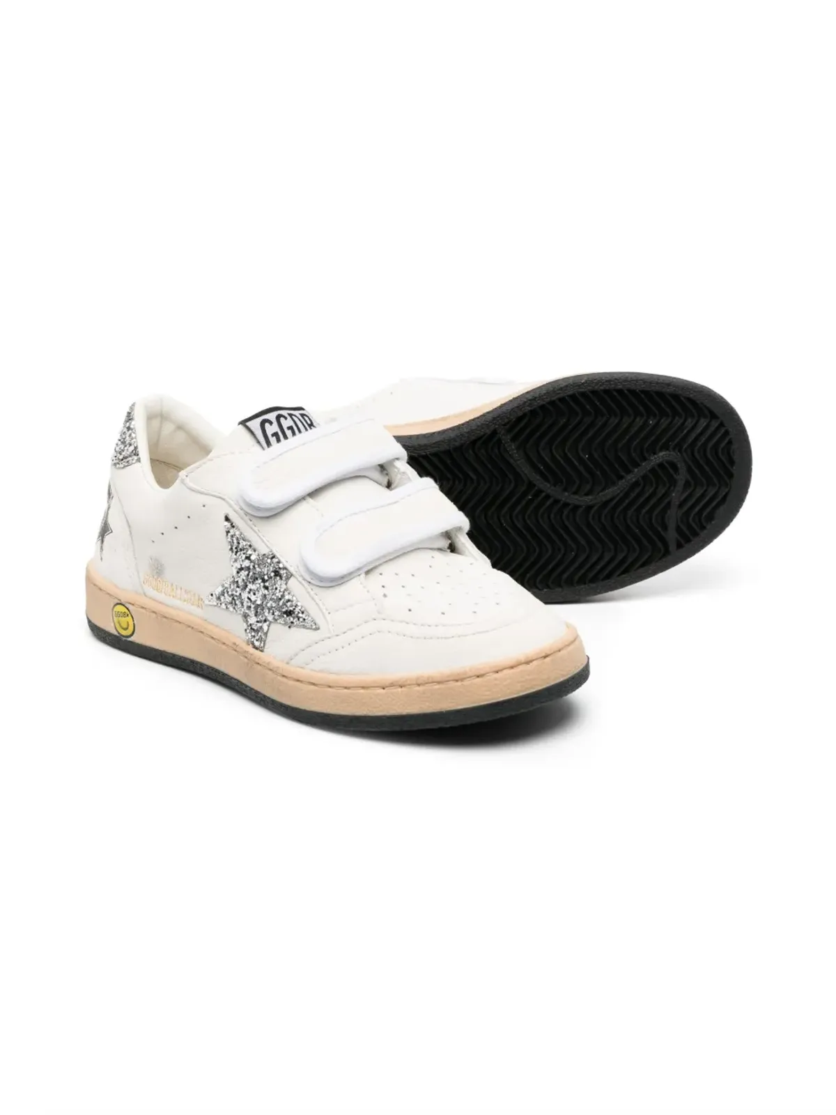 Golden Goose Kids Ball Star タッチストラップ スニーカー - 画像2