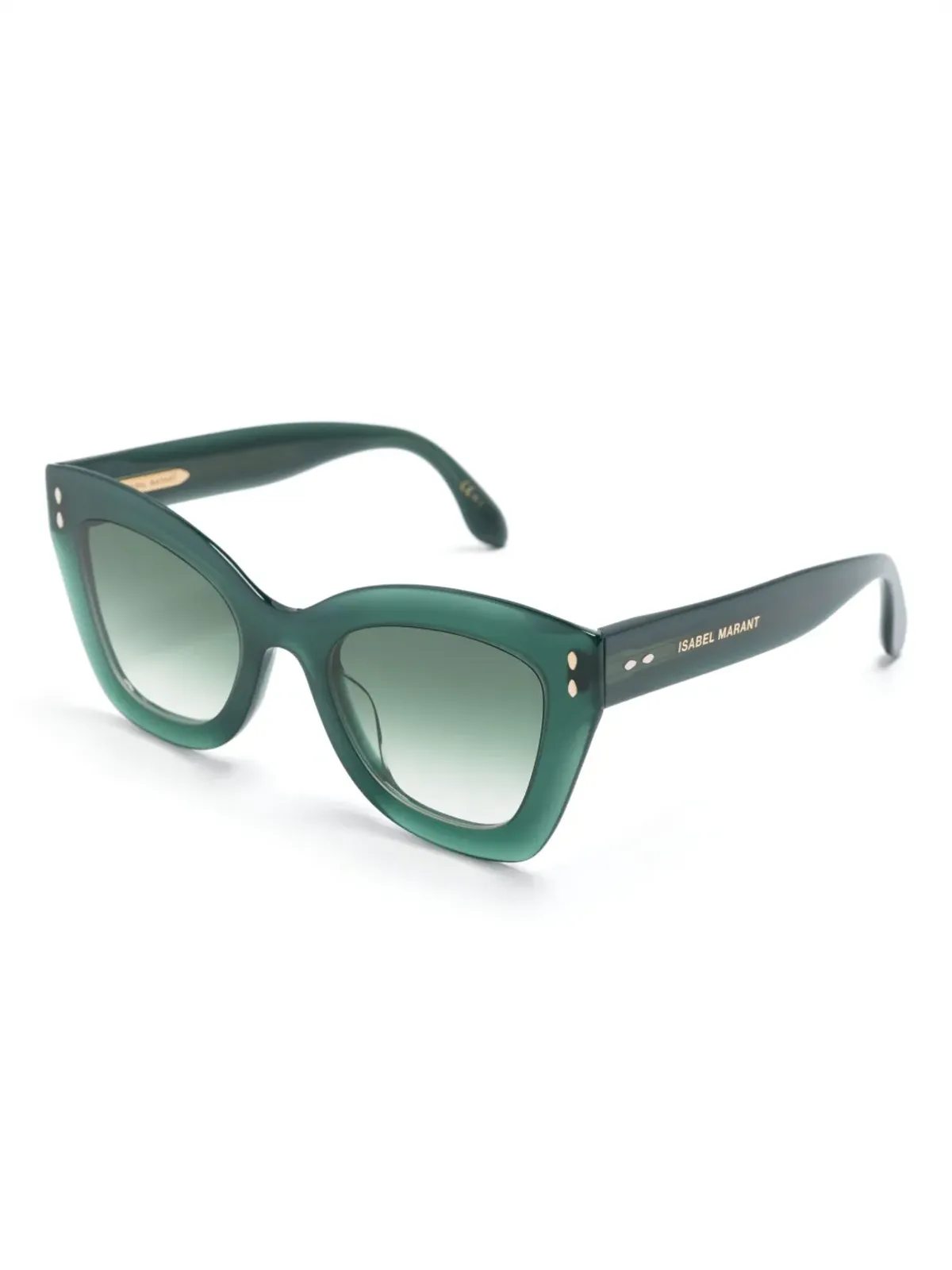 Isabel Marant Eyewear 猫眼フレーム サングラス - グリーン - 画像2