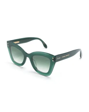 Isabel Marant Eyewear 猫眼フレーム サングラス - グリーン - サムネイル2