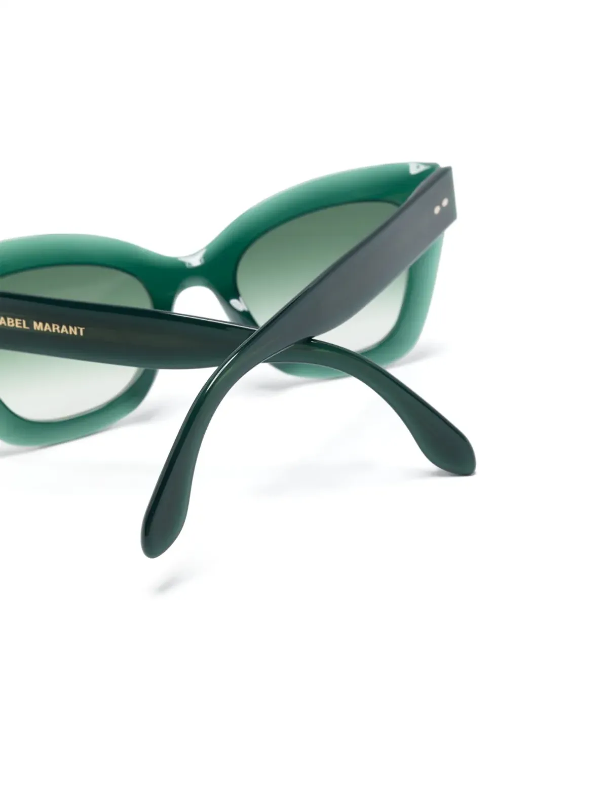 Isabel Marant Eyewear 猫眼フレーム サングラス - グリーン - 画像3