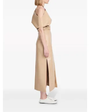 Proenza Schouler ロサ オフショルダーレザードレス - サムネイル3