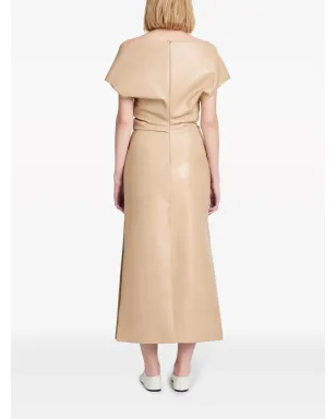 Proenza Schouler ロサ オフショルダーレザードレス - サムネイル4