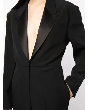 Stella McCartney テーラード ウール ジャンプスーツ ブラック - サムネイル5