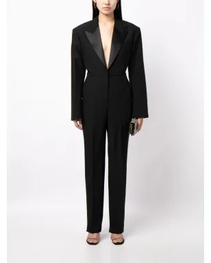 Stella McCartney テーラード ウール ジャンプスーツ ブラック - サムネイル2