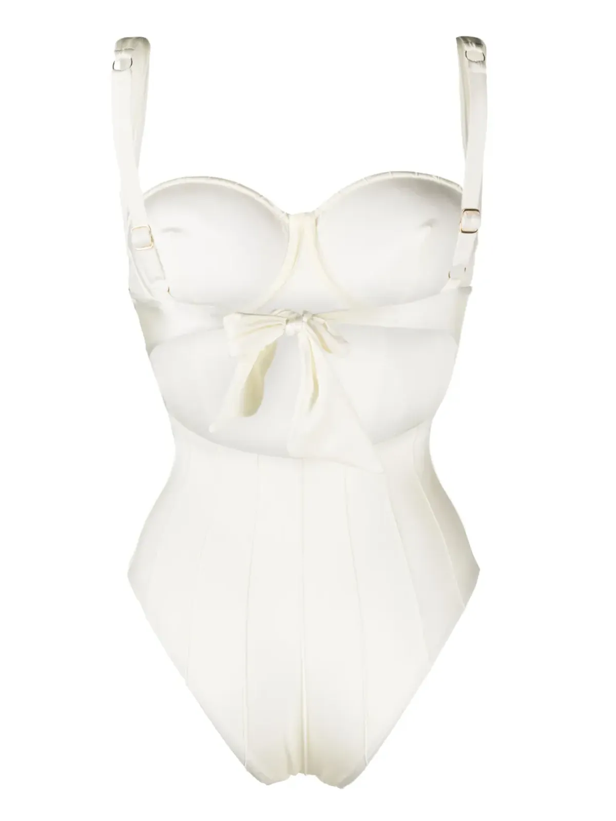 Noire Swimwear バルコネットスタイルのワンピース水着 - 画像2