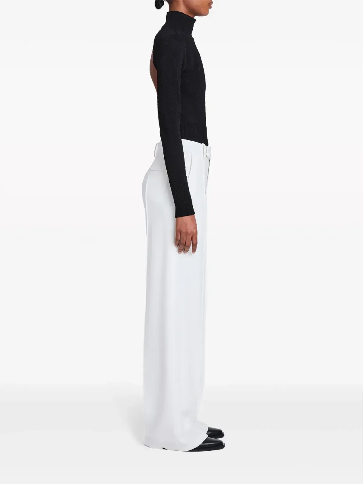 Proenza Schouler ハイライズ クレープパンツ - 画像3