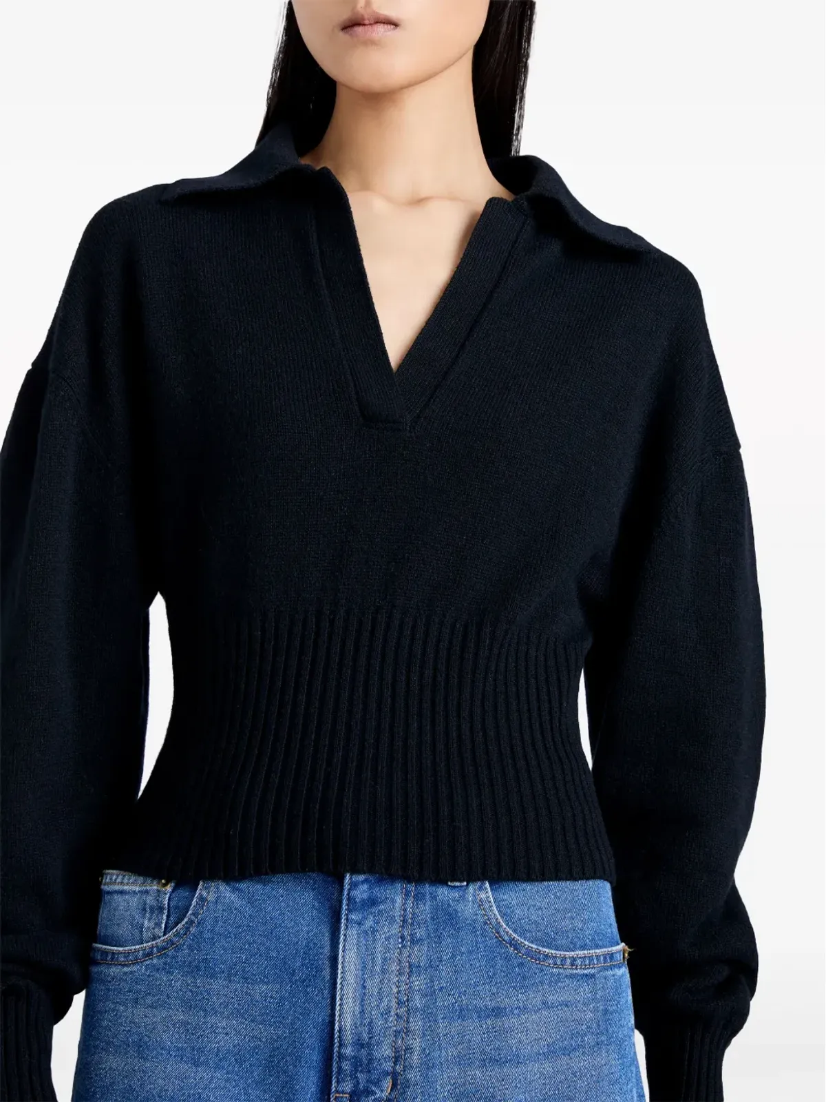 Proenza Schouler Vネック カシミヤ セーター - 画像5