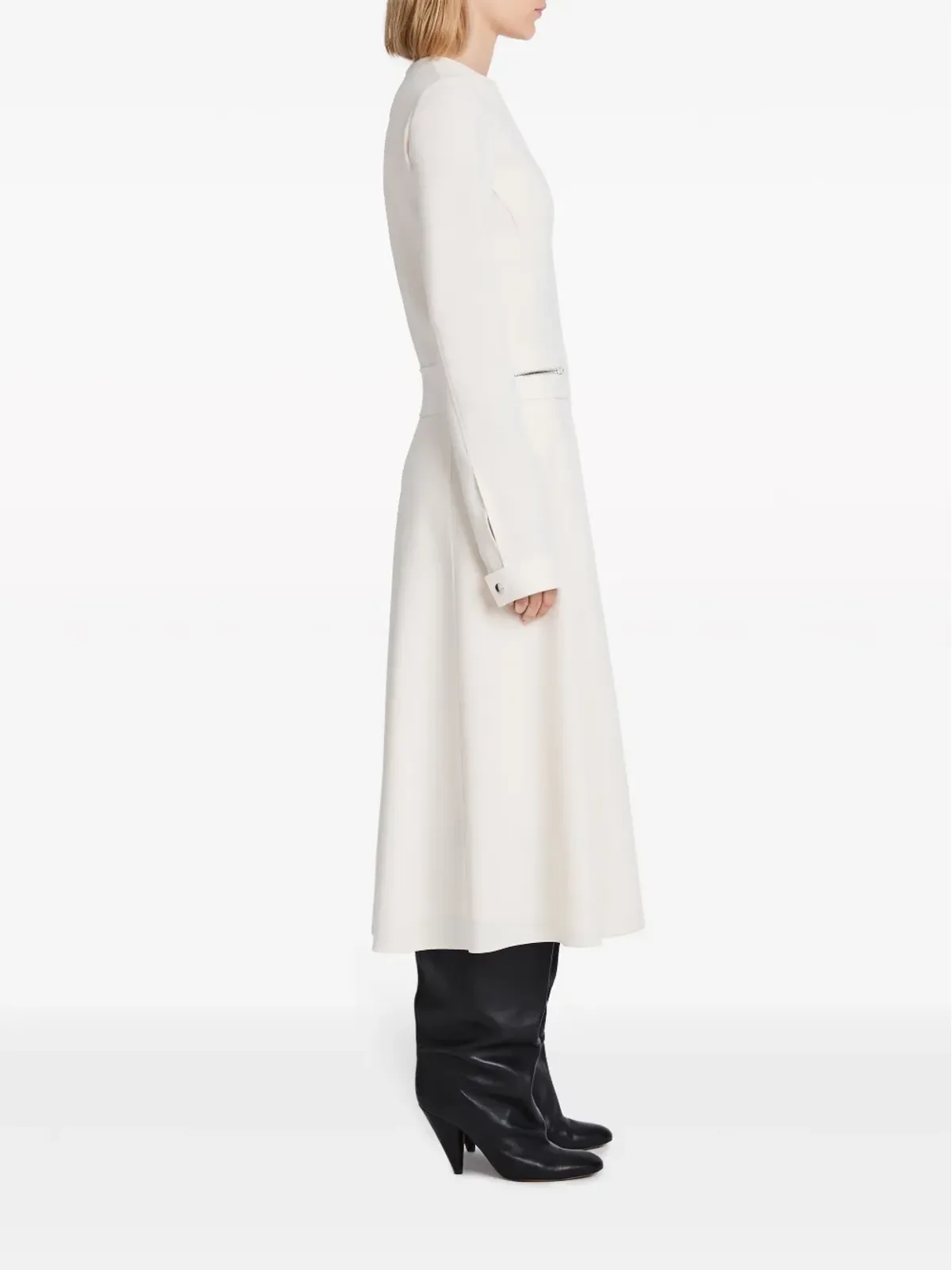 Proenza Schouler Joanne panelled crepe maxi dress - 画像3