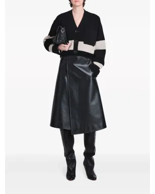 Proenza Schouler ソフィア ストライプ ウール混紡 カーディガン - ブラック - サムネイル2