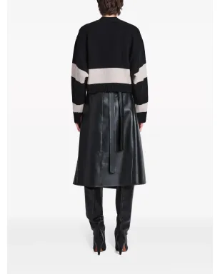 Proenza Schouler ソフィア ストライプ ウール混紡 カーディガン - ブラック - サムネイル4