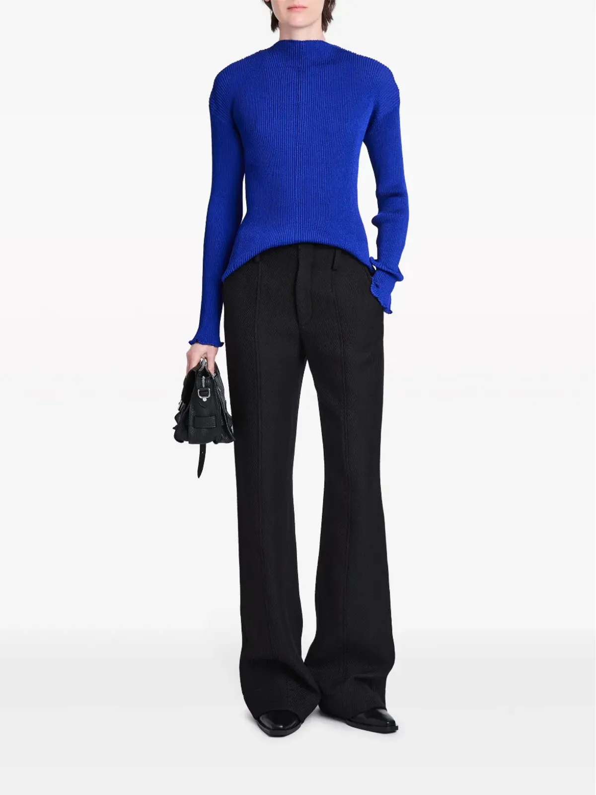 Proenza Schouler モックネックリブニットスウェット - 画像2