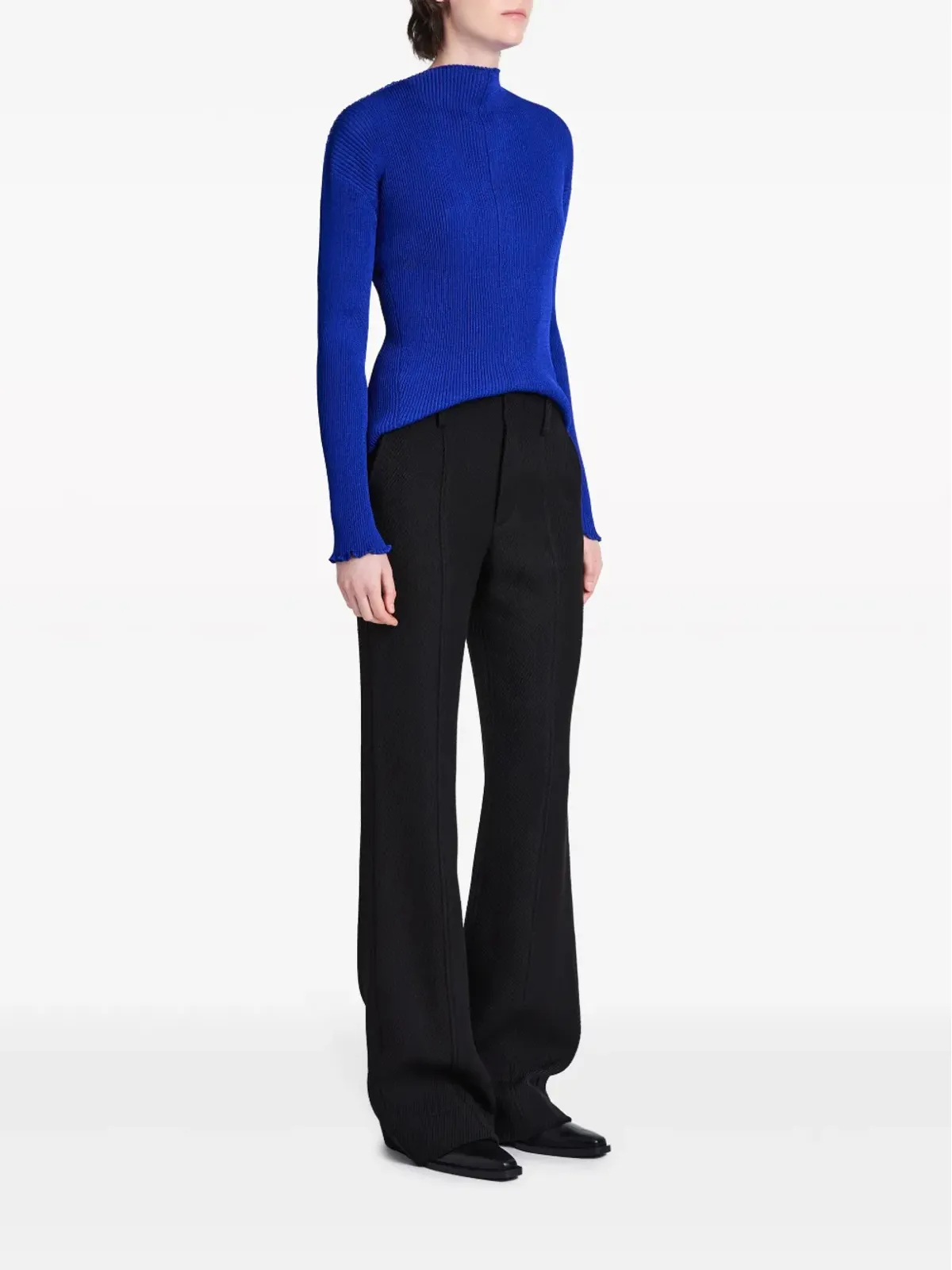 Proenza Schouler モックネックリブニットスウェット - 画像3