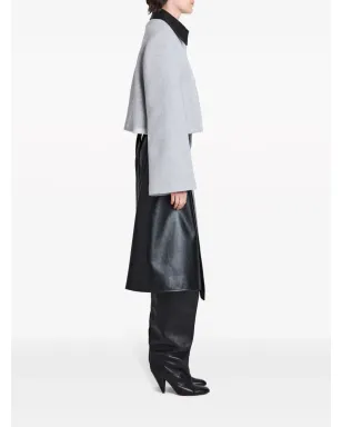 Proenza Schouler ブリジット レザー襟付き クロップドジャケット - サムネイル3