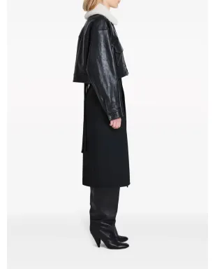 Proenza Schouler Judd シェアリングカラー レザー ジャケット - サムネイル3