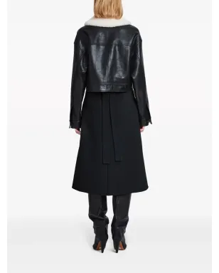 Proenza Schouler Judd シェアリングカラー レザー ジャケット - サムネイル4