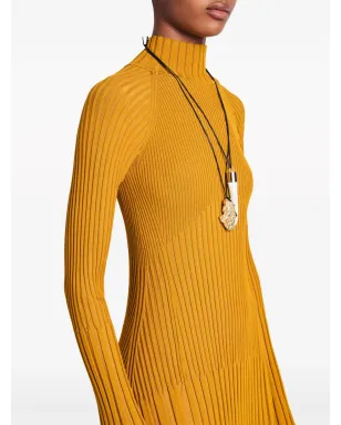 Proenza Schouler ロールネックリブミディドレス - サムネイル5
