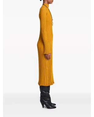 Proenza Schouler ロールネックリブミディドレス - サムネイル3