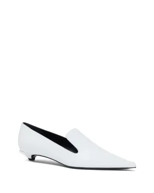 Proenza Schouler パンプス（20mm ポイントトゥー／レザー、ホワイト） - サムネイル2