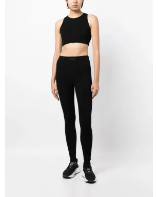 FEAR OF GOD ESSENTIALS ロゴパッチリブ編みクロップトップ - サムネイル2