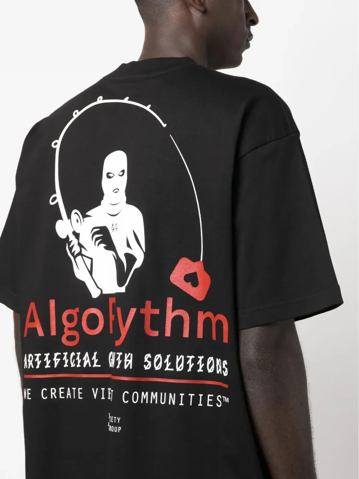 44 LABEL GROUP グラフィックプリント コットン Tシャツ - 画像5