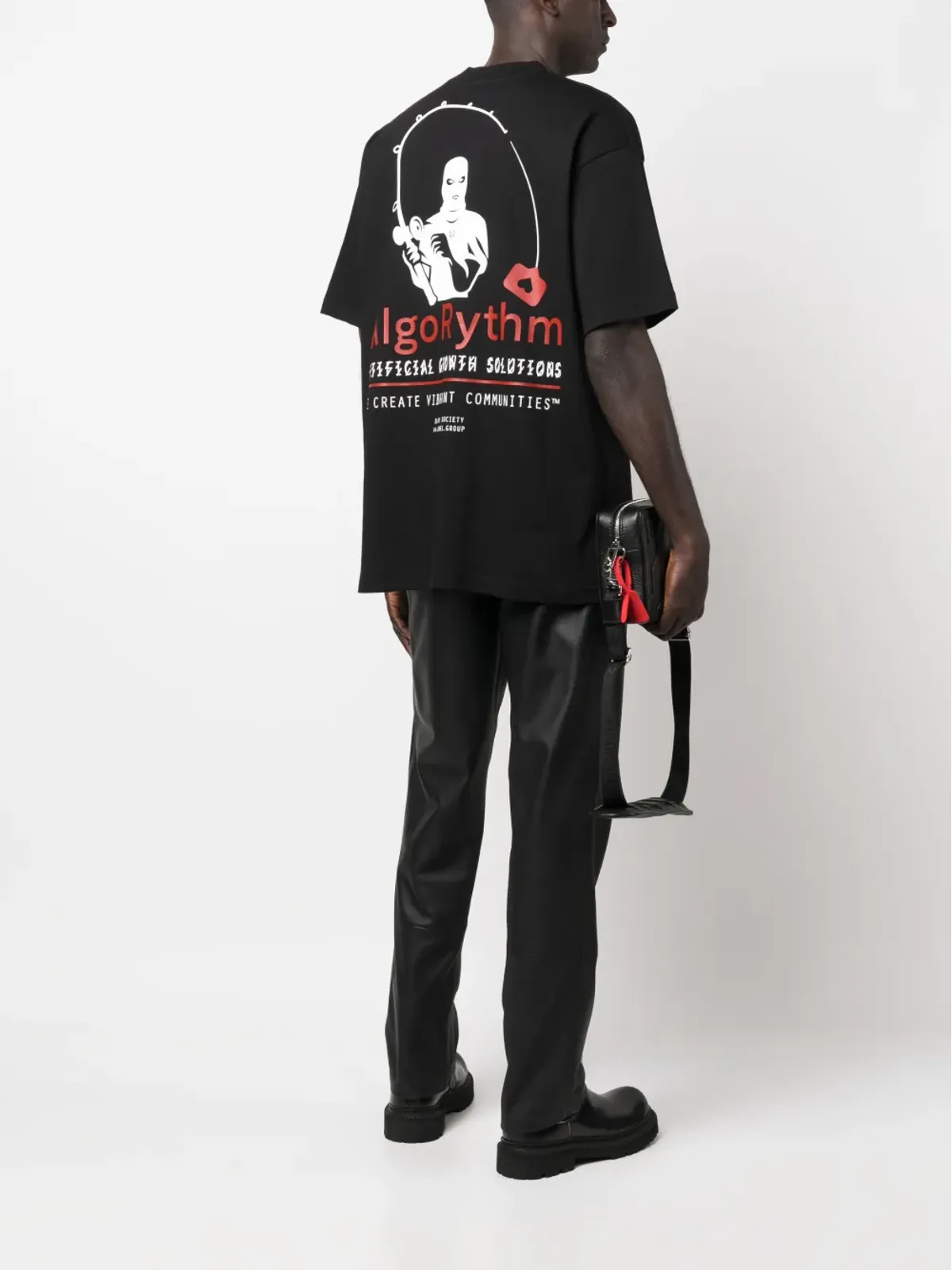 44 LABEL GROUP グラフィックプリント コットン Tシャツ - 画像2
