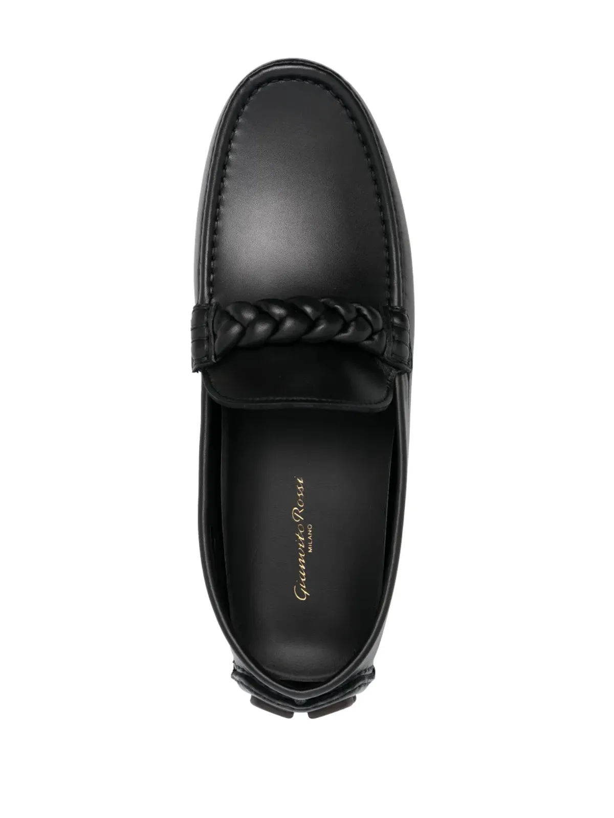 Gianvito Rossi モンツァ レザー ローファー - 画像4