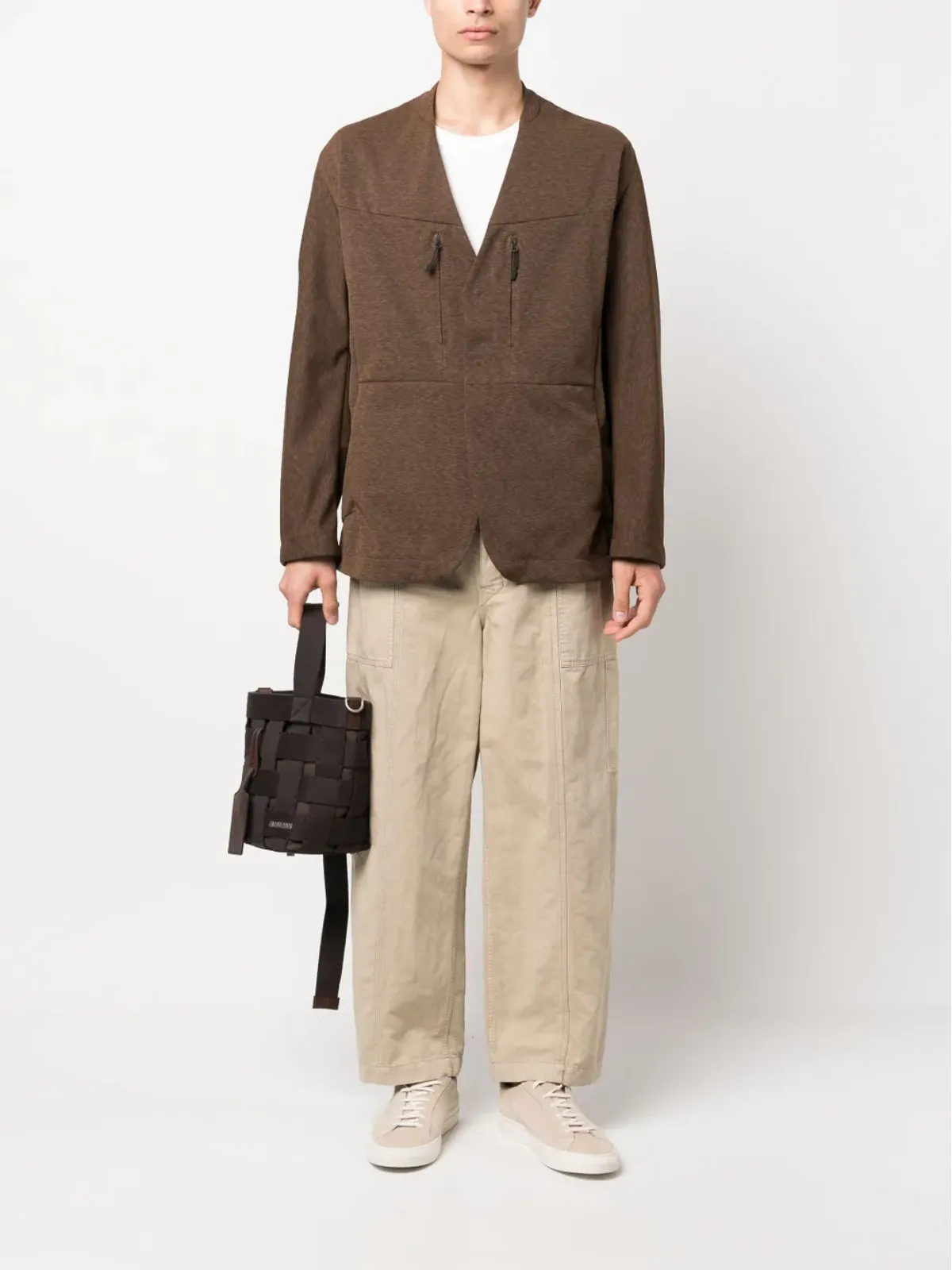 White Mountaineering Vネック長袖ジャケット - 画像2