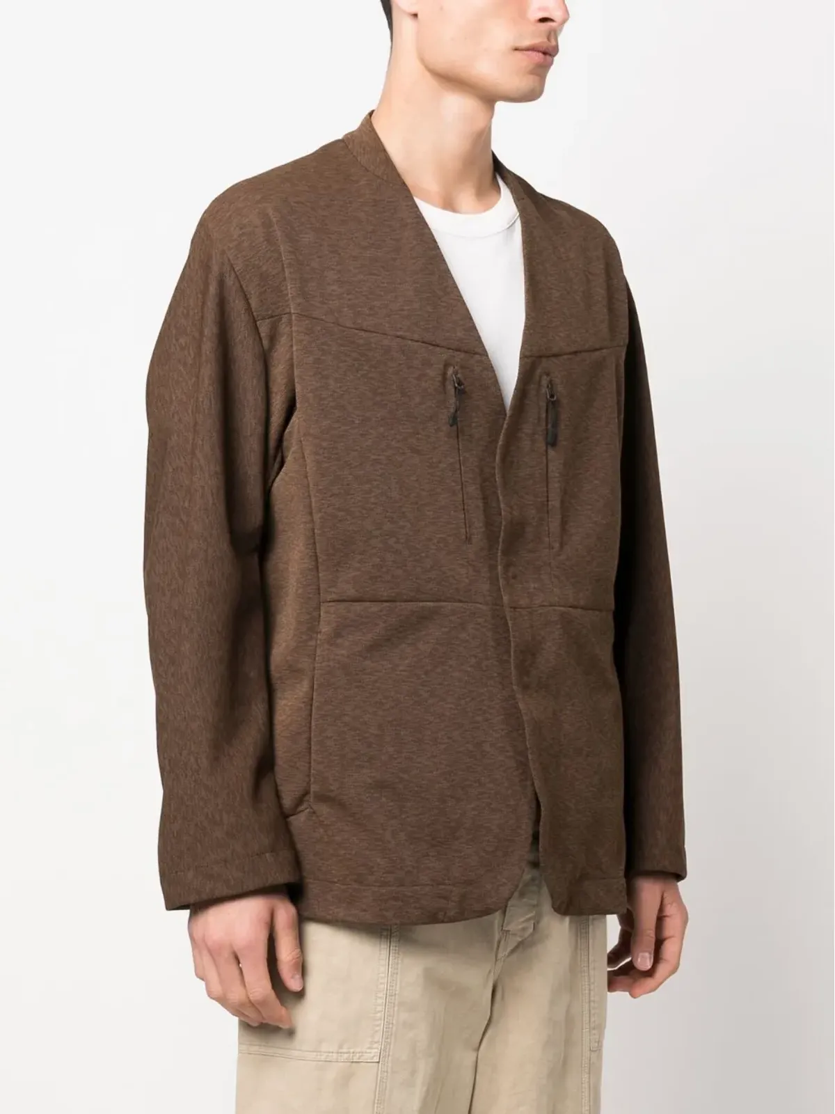 White Mountaineering Vネック長袖ジャケット - 画像3
