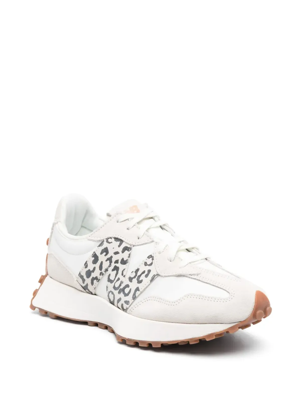 New Balance レオパードプリント レースアップスニーカー 327 - 画像2