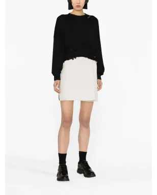 Marni ディストレストクロップドニット ブラック - サムネイル2