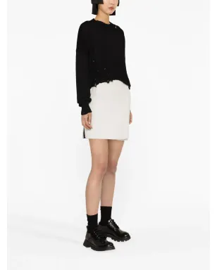 Marni ディストレストクロップドニット ブラック - サムネイル3