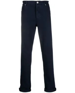Brunello Cucinelli ミッドライズコットンストレートジーンズ - サムネイル1