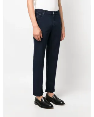 Brunello Cucinelli ミッドライズコットンストレートジーンズ - サムネイル3