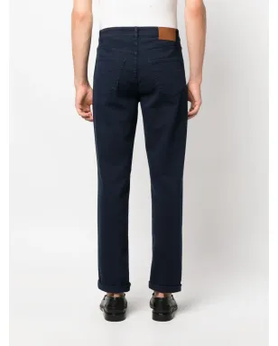 Brunello Cucinelli ミッドライズコットンストレートジーンズ - サムネイル4