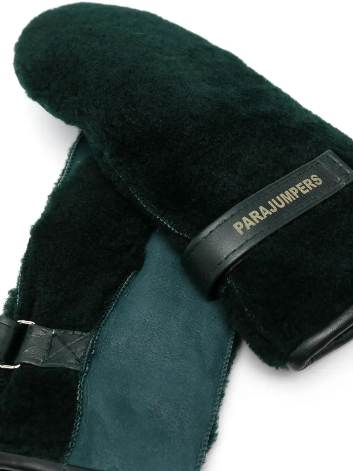 Parajumpers ロゴプリント シープスキン グローブ - 画像2