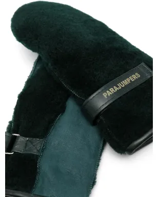 Parajumpers ロゴプリント シープスキン グローブ - サムネイル2