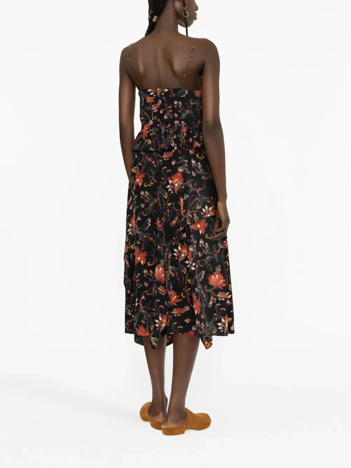Ulla Johnson レナタ オブシディアンプリント シルクドレス - 画像4