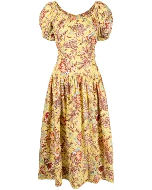 Ulla Johnson ゴルダ 花柄プリント ミディドレス - サムネイル1