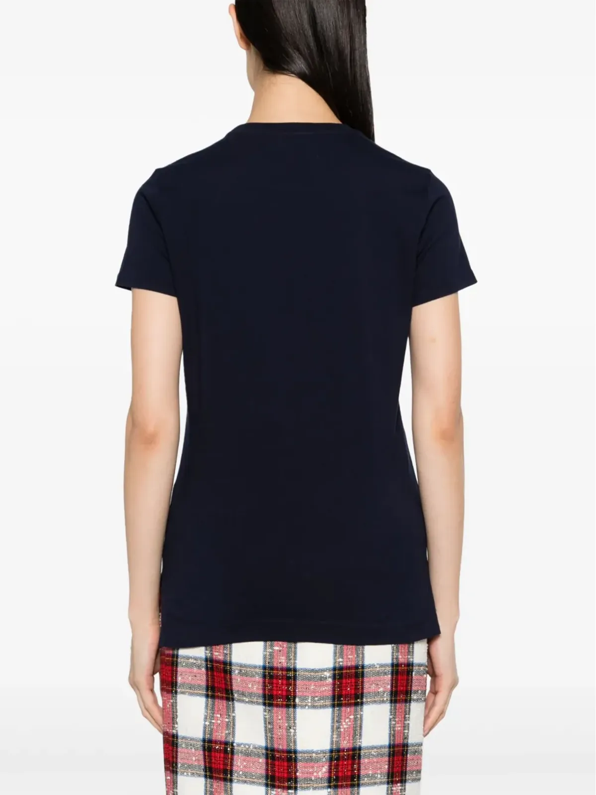 Vivienne Westwood Orb刺繍入り 半袖Tシャツ - ブルー - 画像4
