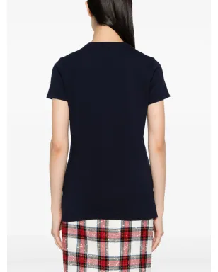 Vivienne Westwood Orb刺繍入り 半袖Tシャツ - ブルー - サムネイル4