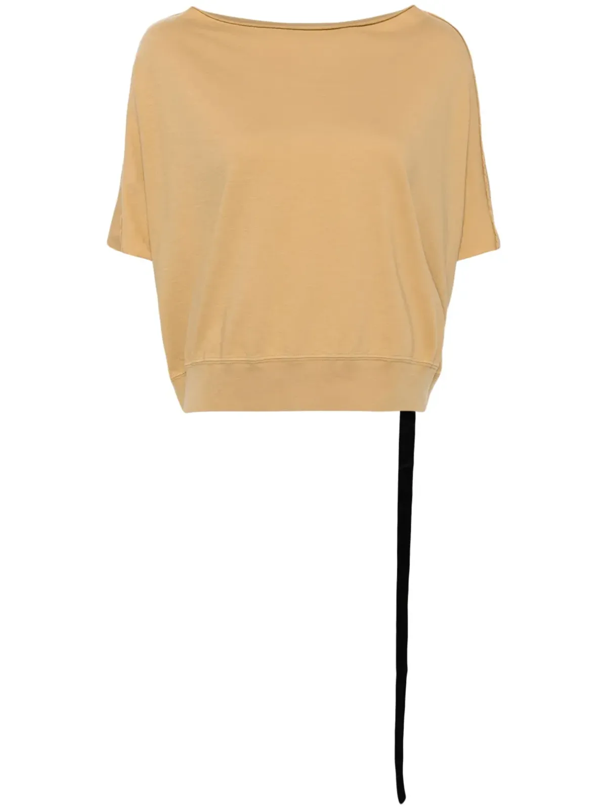 Rick Owens DRKSHDW クロップドコットンTシャツ - ニュートラルカラー - 画像1